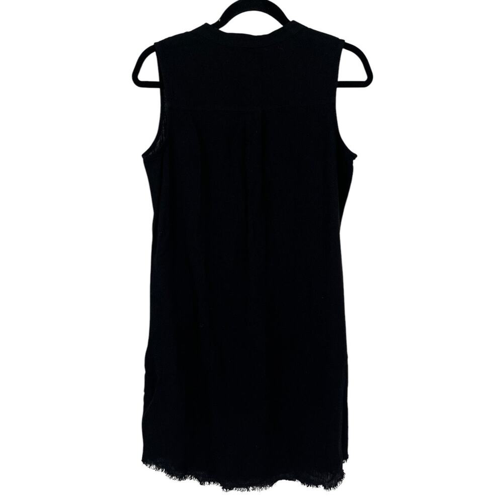 Nic + Zoe dress Rumba linen sleeveless minidress black size X-Small XS - Picture 4 of 7